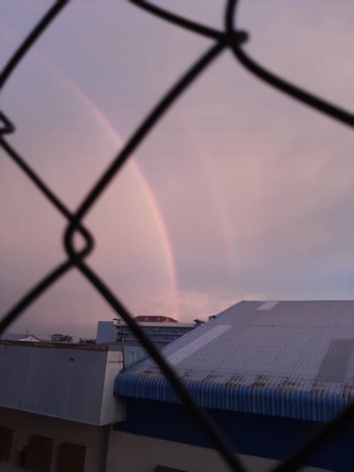 Foto stok gratis keindahan alam, latar belakang pelangi