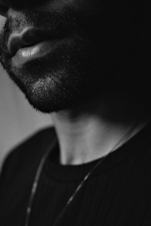 Close Up Photo of Man's Beard