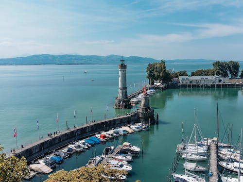 Lighthouse Near the Docks