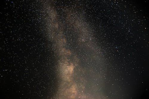 galaksi, gece gökyüzü, Samanyolu içeren Ücretsiz stok fotoğraf