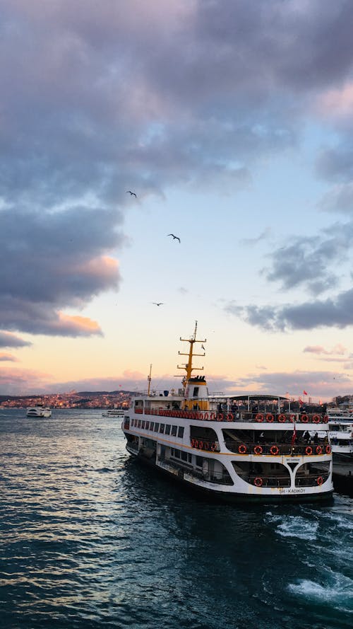 Free A Ferry Boat on the Bosporus Strait Stock Photo