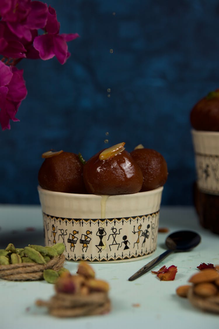 Close-up Of A Dessert In A Bowl 