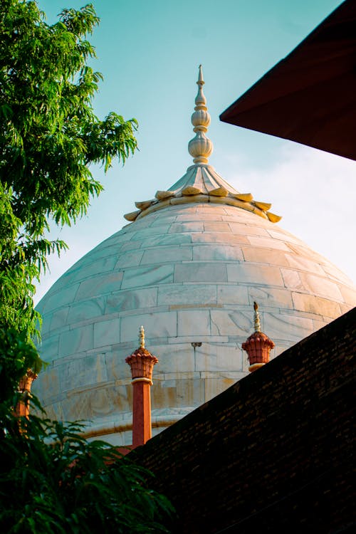 Dome Building Under the Blue Sky