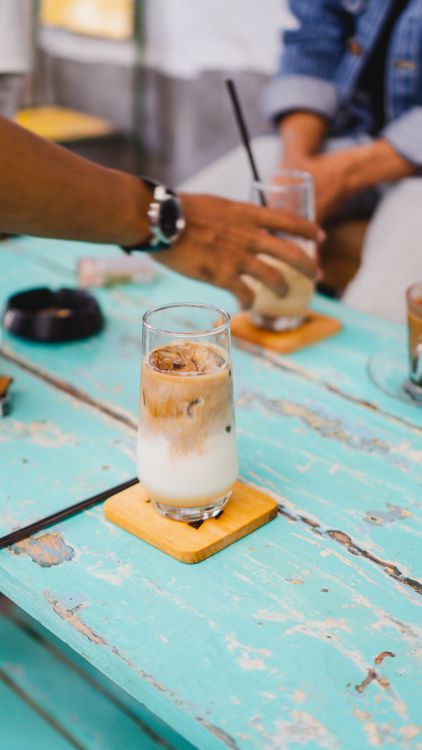 A Glass Of Iced Coffee Free Stock Photo a-glass-of-iced-coffee-free-stock-photo