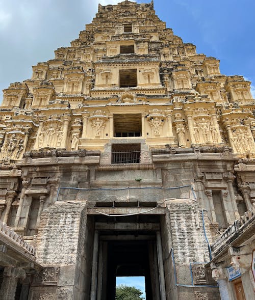 Ingyenes stockfotó épület, függőleges lövés, hampi témában