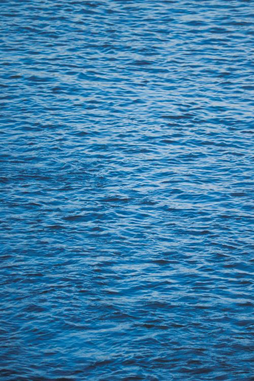 Free Calm blue water surface creating a serene and tranquil texture background. Stock Photo