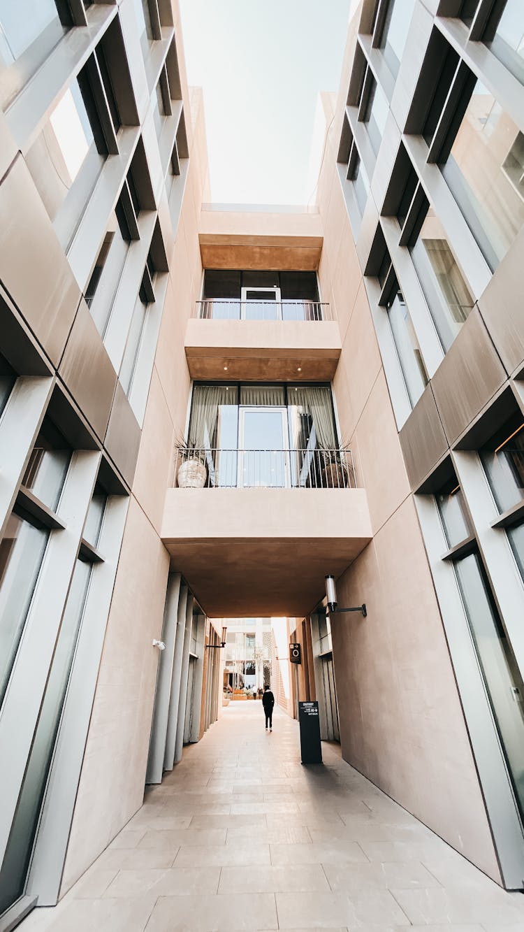 Balconies Of A Hotel Building