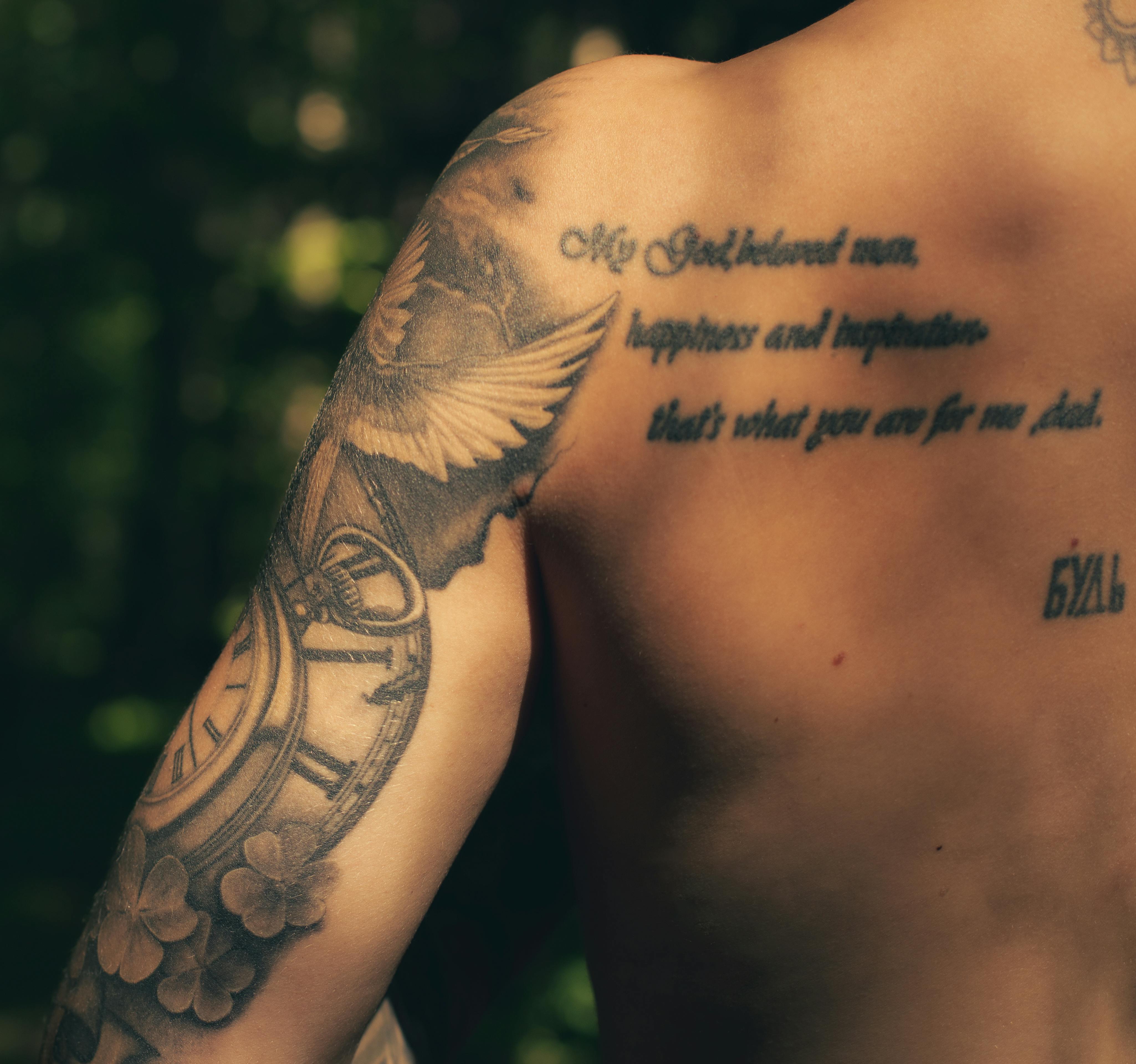 Quote tattoo | Meaningful tattoo - YouTube