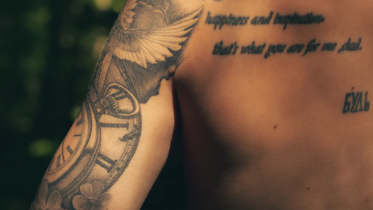 Inspiring Chest Quote Tattoo Designs for Men