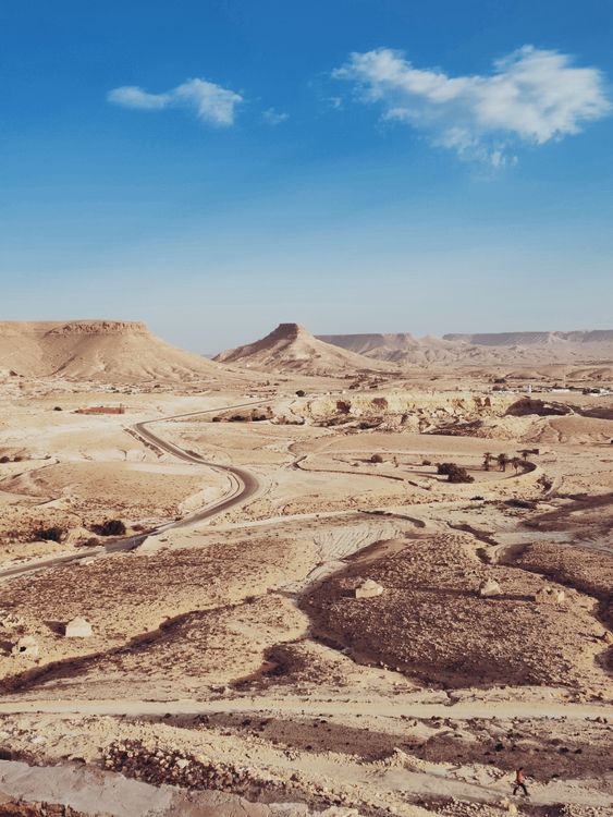 A Desert Under Blue Sky · Free Stock Photo