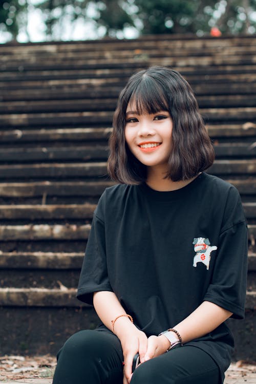 Ingyenes stockfotó aranyos, arckifejezés, ázsiai lány témában