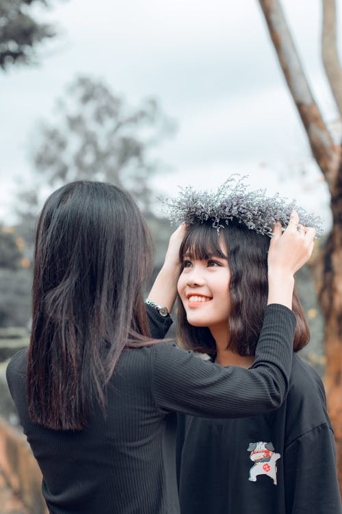 Free Woman Wearing Headdress Stock Photo