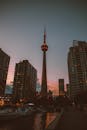 Downtown Toronto at Sunset