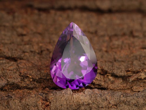 Amethyst in Close-up Shot