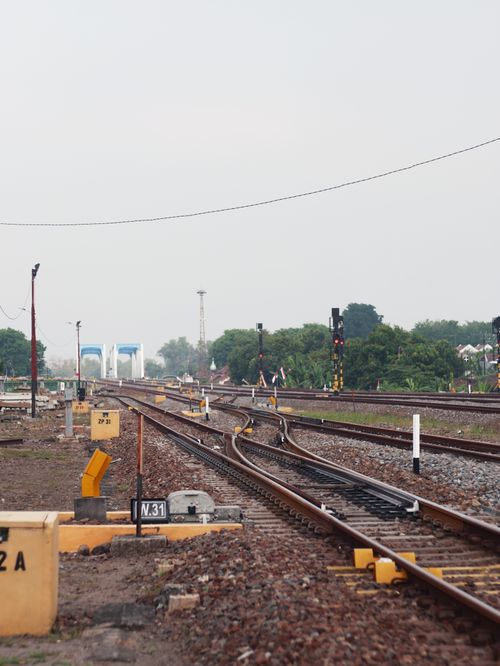Free train rail Stock Photo
