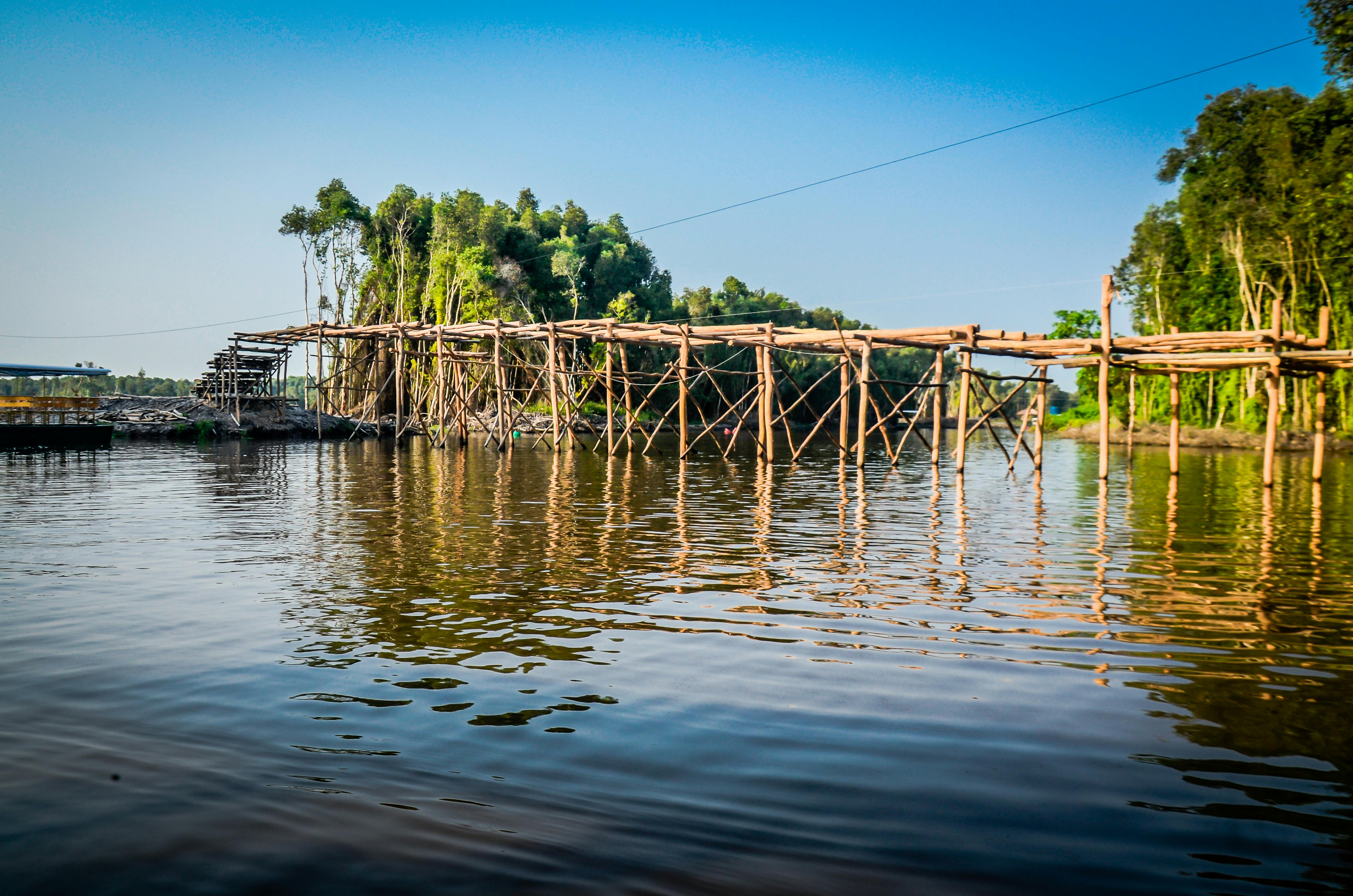 Free stock photo of blue water, bridge, footbridge