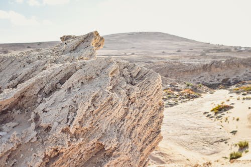 Eroded Rock in Desert