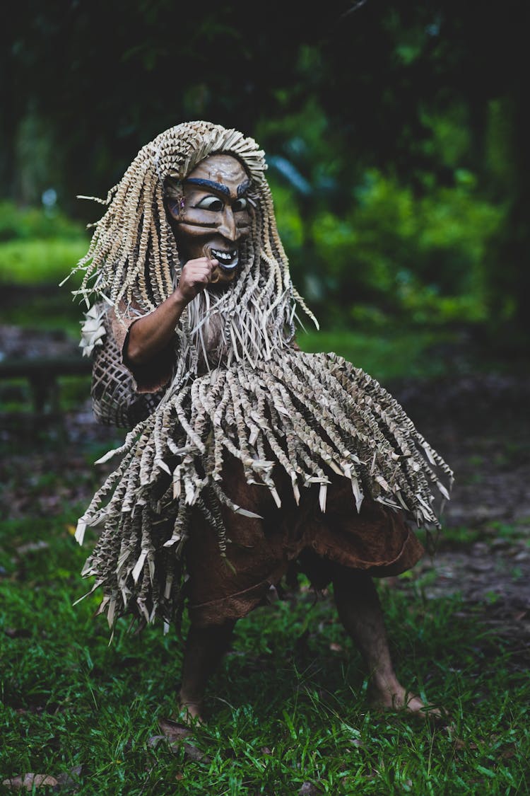 Man Performing In Costume