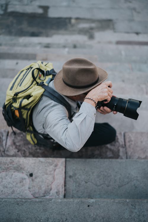 Imagine de stoc gratuită din aparat de fotografiat, fotografiere verticală, ghiozdan