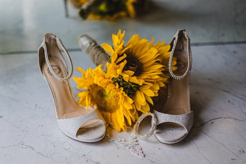 Free Wedding Shoes Stock Photo