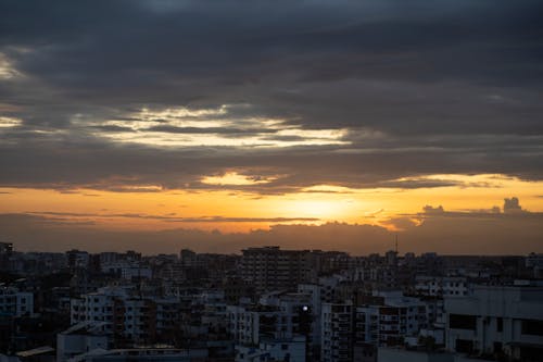 A City during the Golden Hour