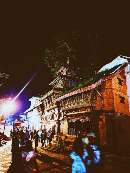 Free stock photo of basantapur, evening in kathmandu, hanuman dhoka Stock Photo