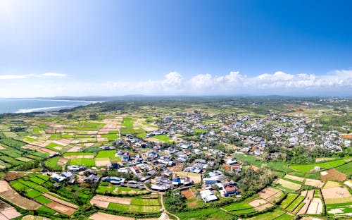 Aerial View of a Rural Area