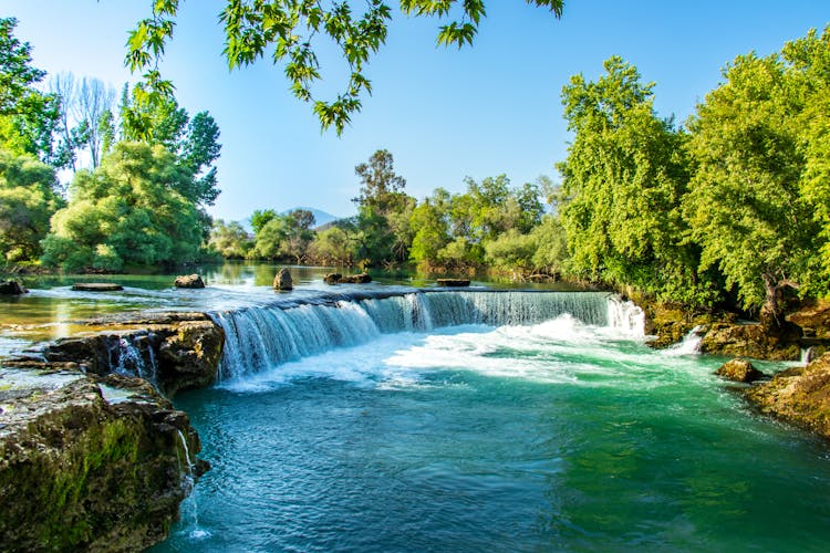 Manavgat Waterfall In Turkey