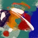 Close-up of an Abstract Painting