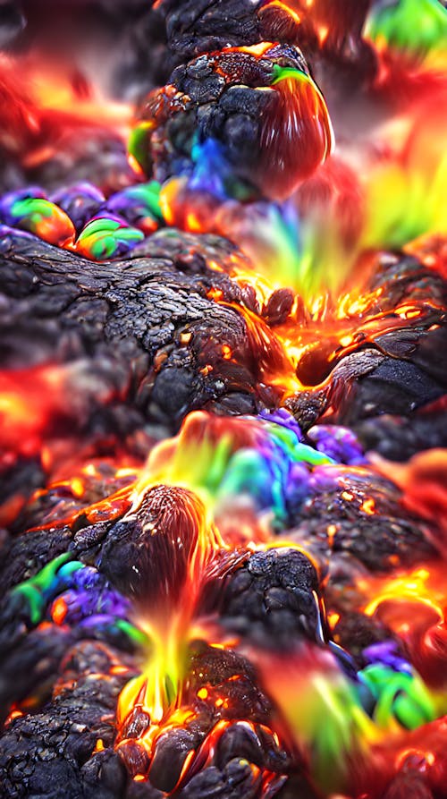 Rainbow Lava