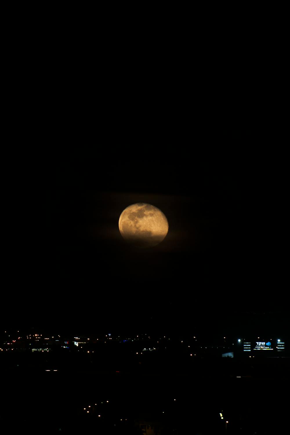 Free stock photo of full moon, moon, night