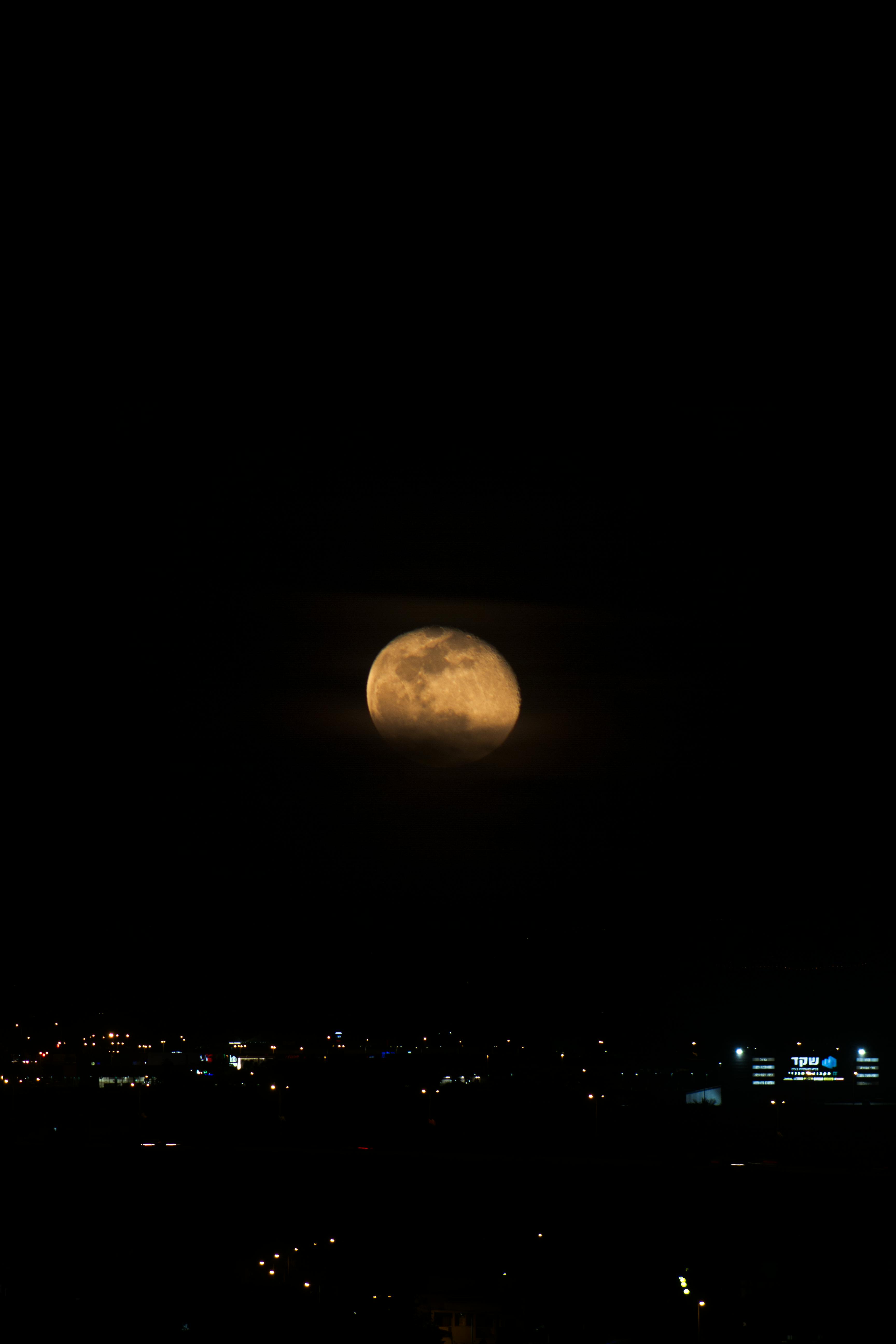 Photo Gratuite De Lune Nuit Pleine Lune