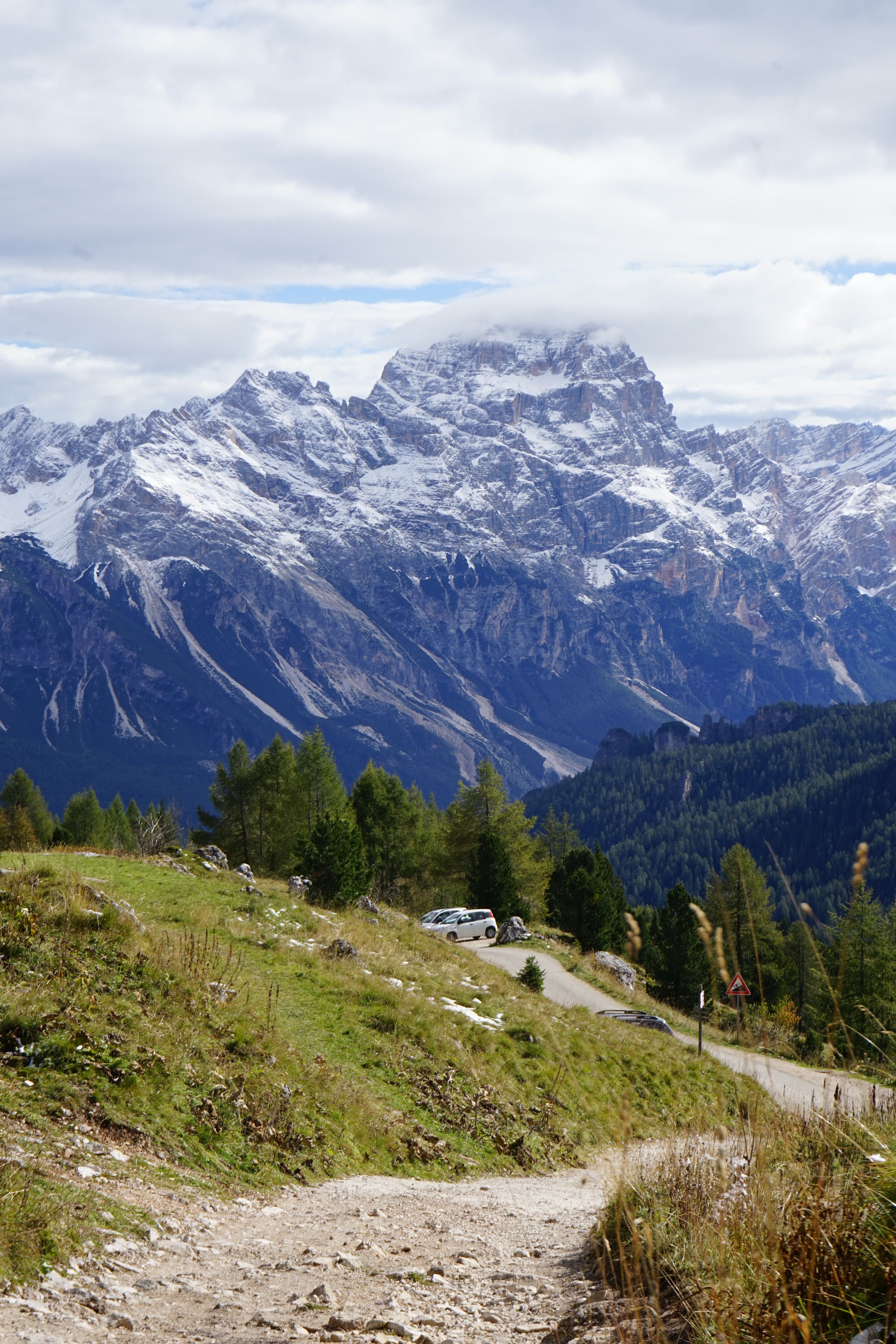 Snow Covered Mountains Under White Clouds · Free Stock Photo