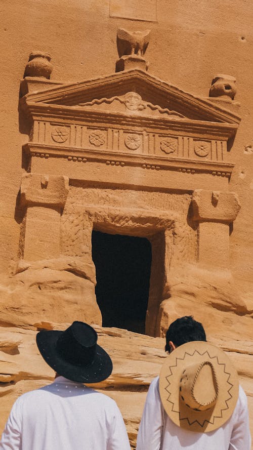 Men with Stetson Hats in Petra