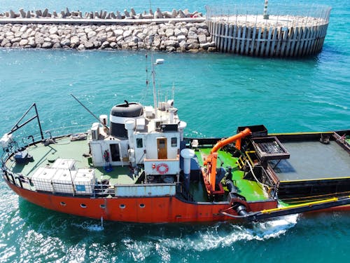 Fishing Boat at a Harbor