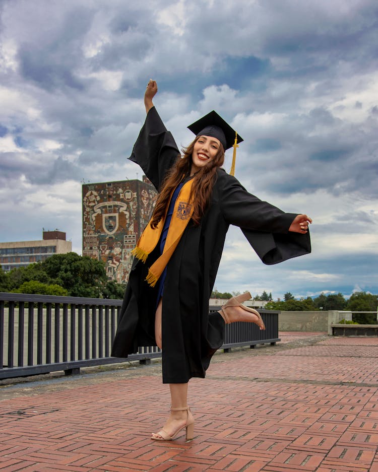 Happy Student After Graduation