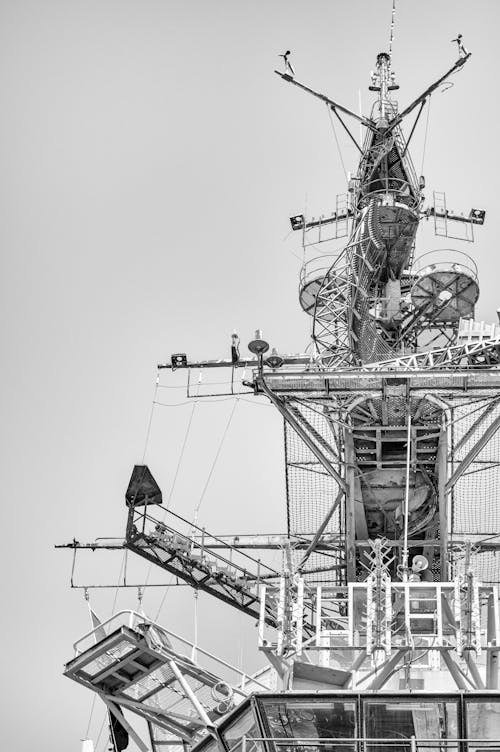 Battleship in Black and White