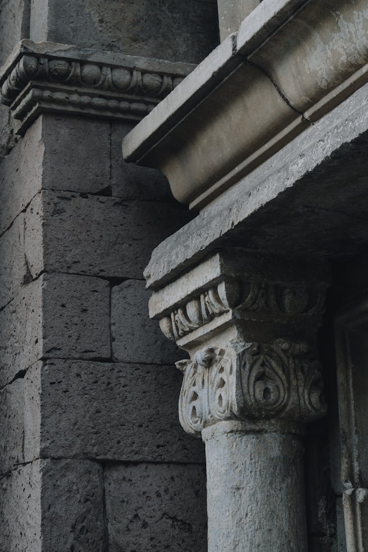 Concrete Column Of A Building