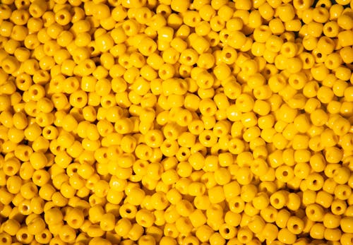 Free Yellow Beads Stock Photo