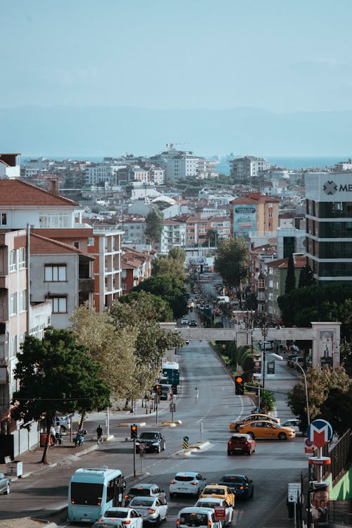 Foto profissional grátis de edifícios, estrada, Istambul