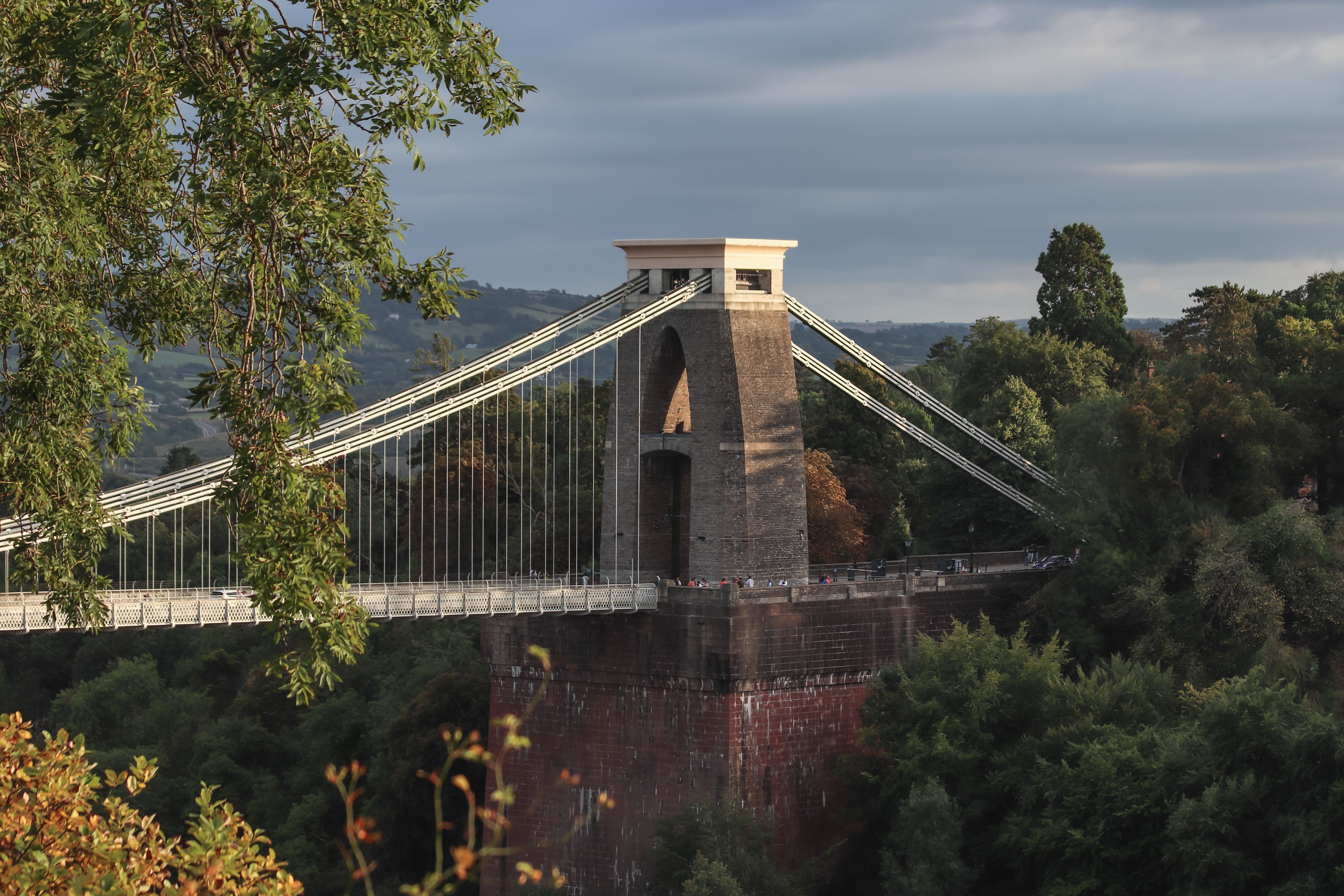 Aerial View of the Clifton Suspension Bridge, Bristol, England · Free ...