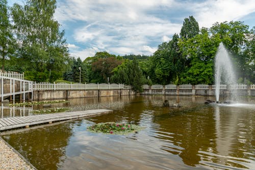 Water Fountain in a Park