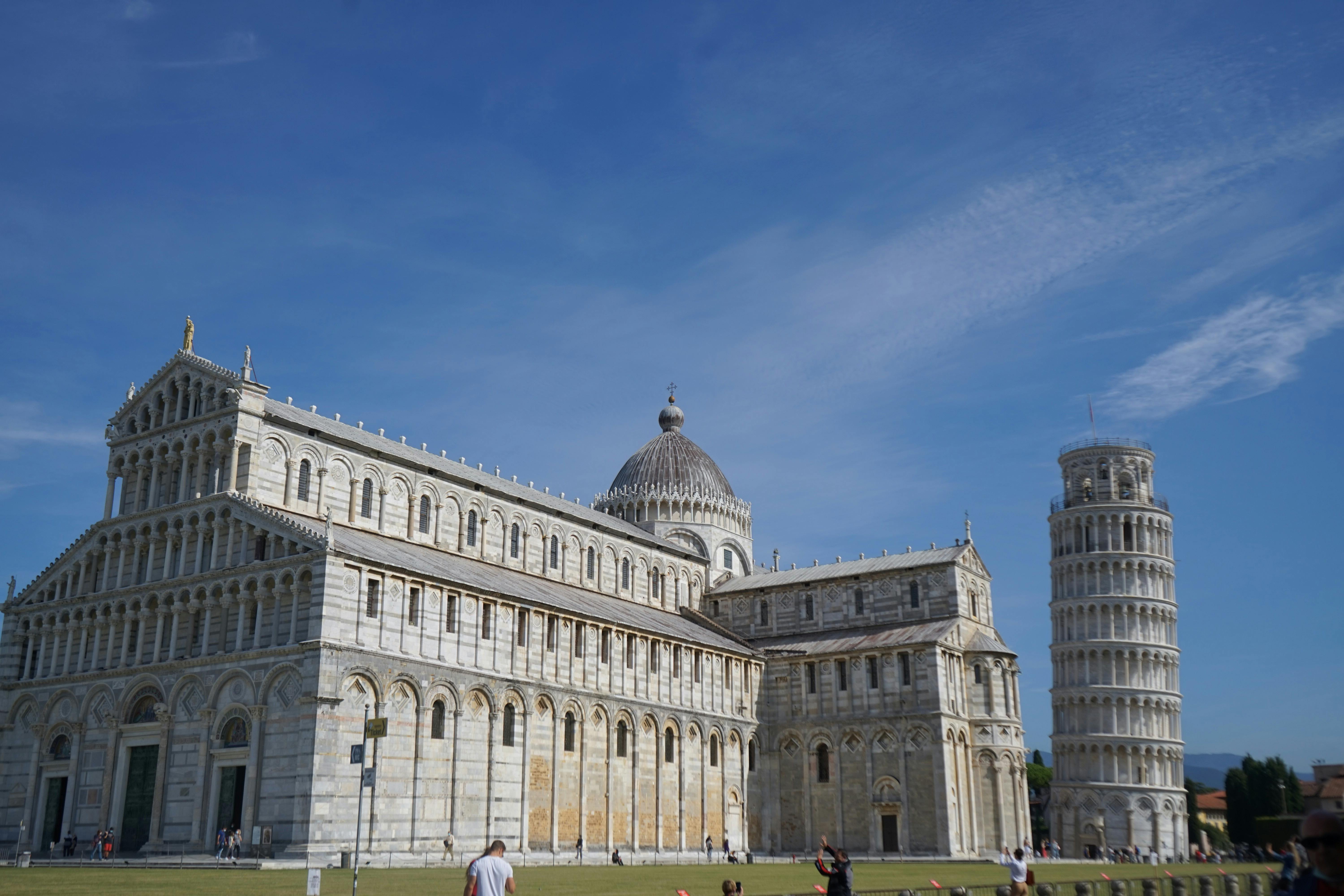 Phil's hugging a great big tower! - Picture of Pisa, Province