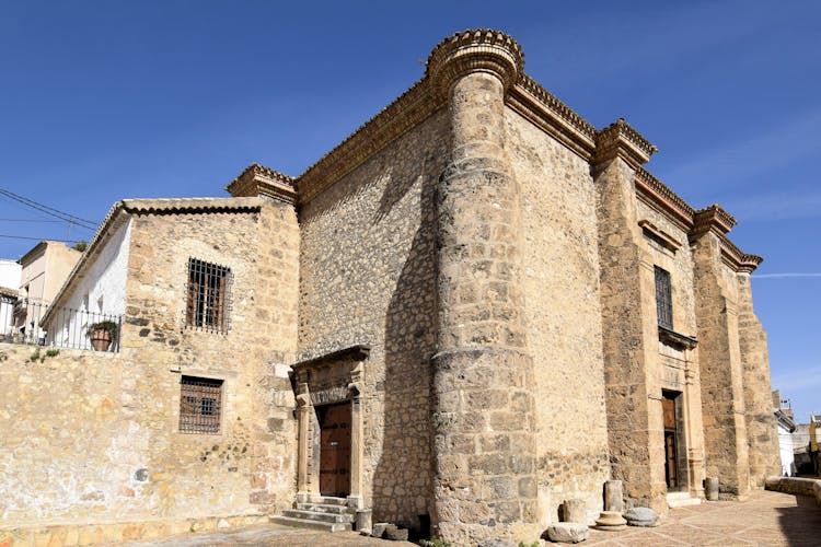 Old Stone Building On Blue Sky