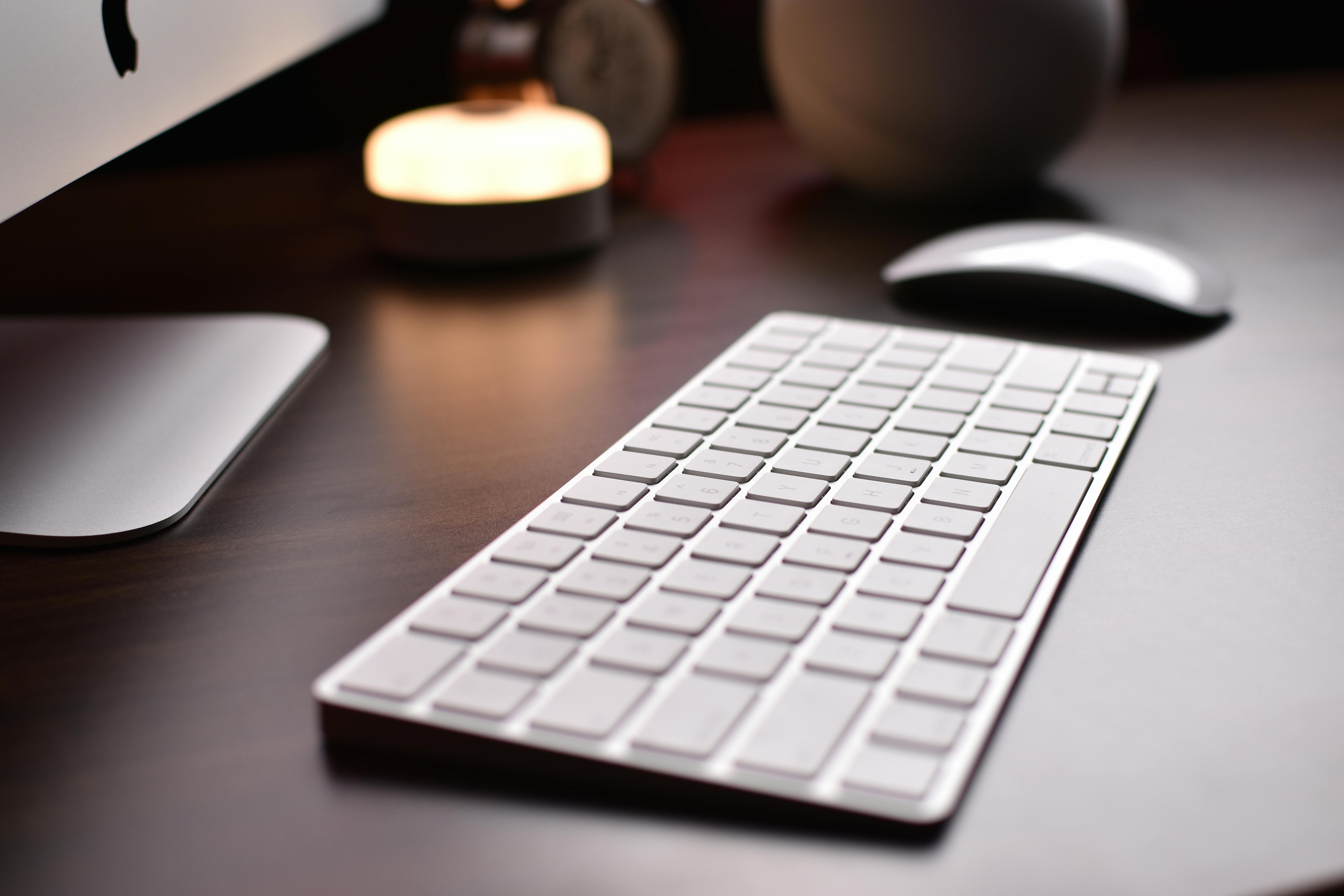 Close Up Shot of Black Computer Keyboard · Free Stock Photo