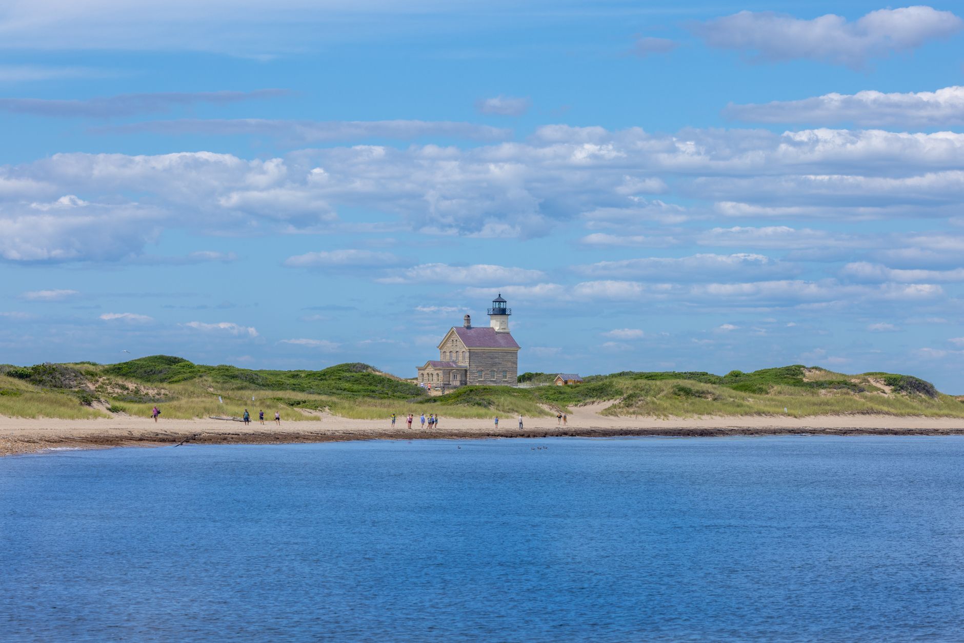 14 Lighthouses You Can Actually Spend the Night In 8 Idyllic view of Block Island Southeast Lighthouse on a bright summer day in New Shoreham, RI.
