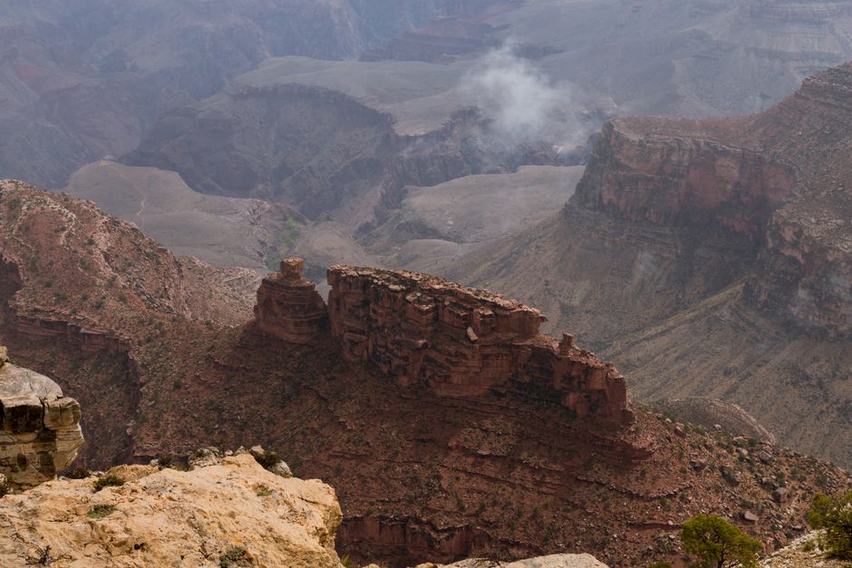Ultimate Grand Canyon Tour by Helicopter Review: Soaring Over America's Most Iconic Natural Wonder Review 2026 - A breathtaking view of the Grand Canyon's intricate rock formations and vast landscape.