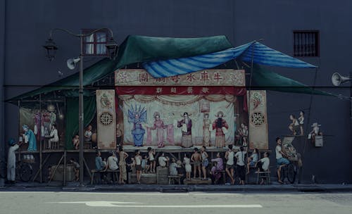 Foto d'estoc gratuïta de art, exterior d'un edifici, mur