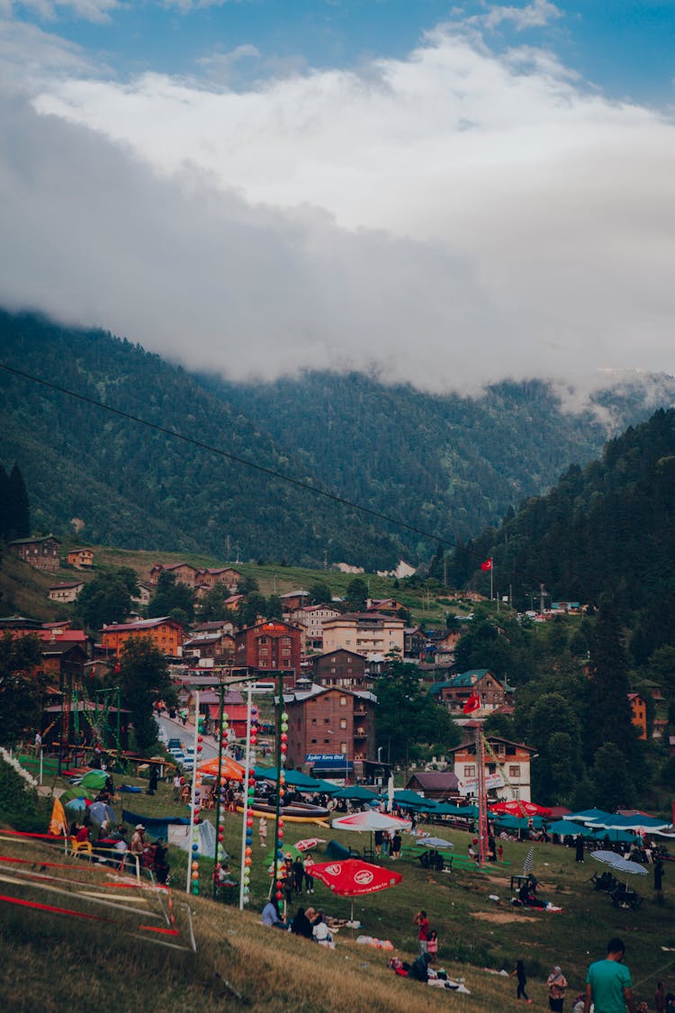 Festival In A Mountain Village 