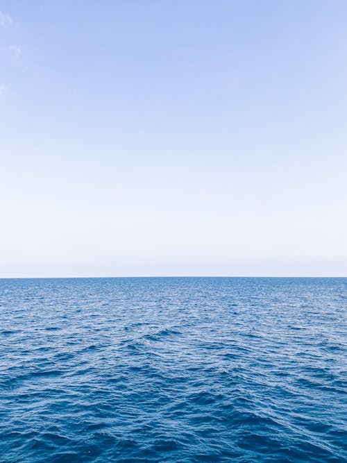 Foto d'estoc gratuïta de blau, cel blau, horitzó